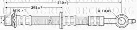 Borg & Beck BBH7272 - Tubo flexible de frenos
