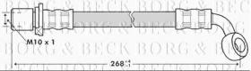 Borg & Beck BBH7284 - Tubo flexible de frenos