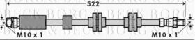 Borg & Beck BBH7392 - Tubo flexible de frenos