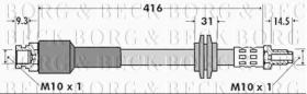 Borg & Beck BBH7425 - Tubo flexible de frenos