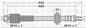 Borg & Beck BBH7426 - Tubo flexible de frenos