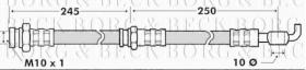 Borg & Beck BBH7433 - Tubo flexible de frenos