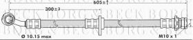 Borg & Beck BBH7440 - Tubo flexible de frenos