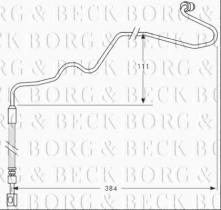 Borg & Beck BBH7534 - Tubo flexible de frenos