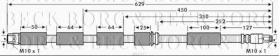 Borg & Beck BBH7577 - Tubo flexible de frenos