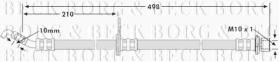 Borg & Beck BBH7633 - Tubo flexible de frenos