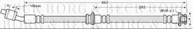 Borg & Beck BBH7652 - Tubo flexible de frenos