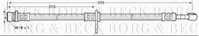 Borg & Beck BBH7677 - Tubo flexible de frenos