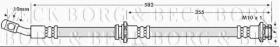 Borg & Beck BBH7713 - Tubo flexible de frenos