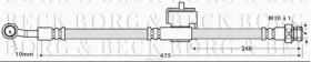 Borg & Beck BBH7761 - Tubo flexible de frenos