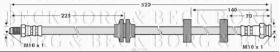 Borg & Beck BBH7778 - Tubo flexible de frenos