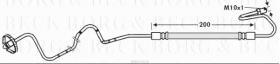 Borg & Beck BBH7838 - Tubo flexible de frenos