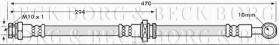 Borg & Beck BBH7863 - Tubo flexible de frenos