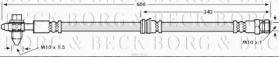 Borg & Beck BBH7912 - Tubo flexible de frenos