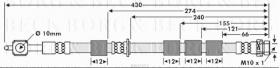 Borg & Beck BBH7952 - Tubo flexible de frenos