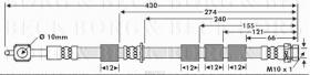 Borg & Beck BBH7953 - Tubo flexible de frenos