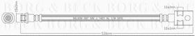Borg & Beck BBH7976 - Tubo flexible de frenos