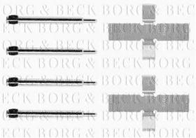 Borg & Beck BBK1002 - Kit de accesorios, pastillas de frenos