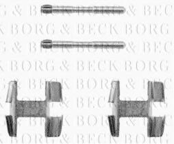 Borg & Beck BBK1004 - Kit de accesorios, pastillas de frenos
