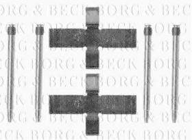 Borg & Beck BBK1007 - Kit de accesorios, pastillas de frenos