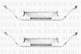 Borg & Beck BBK1011 - Kit de accesorios, pastillas de frenos