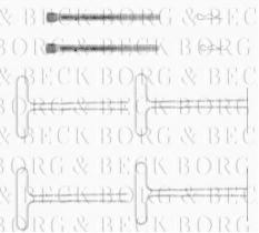 Borg & Beck BBK1018 - Kit de accesorios, pastillas de frenos