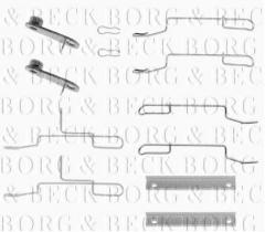 Borg & Beck BBK1020 - Kit de accesorios, pastillas de frenos