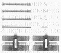 Borg & Beck BBK1025 - Kit de accesorios, pastillas de frenos