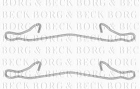 Borg & Beck BBK1036 - Kit de accesorios, pastillas de frenos