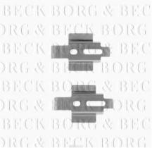 Borg & Beck BBK1043 - Kit de accesorios, pastillas de frenos