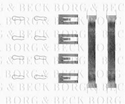 Borg & Beck BBK1048 - Kit de accesorios, pastillas de frenos