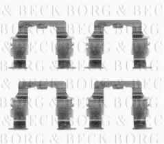 Borg & Beck BBK1057 - Kit de accesorios, pastillas de frenos
