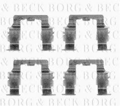 Borg & Beck BBK1057 - Kit de accesorios, pastillas de frenos