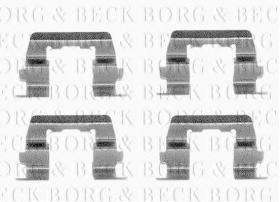 Borg & Beck BBK1065 - Kit de accesorios, pastillas de frenos