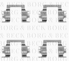 Borg & Beck BBK1066 - Kit de accesorios, pastillas de frenos