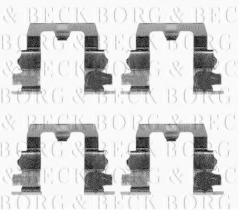Borg & Beck BBK1079 - Kit de accesorios, pastillas de frenos