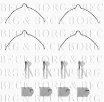 Borg & Beck BBK1084 - Kit de accesorios, pastillas de frenos
