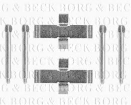 Borg & Beck BBK1089 - Kit de accesorios, pastillas de frenos