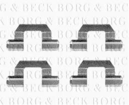 Borg & Beck BBK1096 - Kit de accesorios, pastillas de frenos