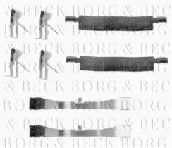 Borg & Beck BBK1101 - Kit de accesorios, pastillas de frenos