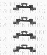 Borg & Beck BBK1103 - Kit de accesorios, pastillas de frenos