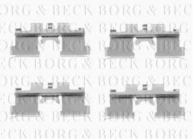 Borg & Beck BBK1105 - Kit de accesorios, pastillas de frenos