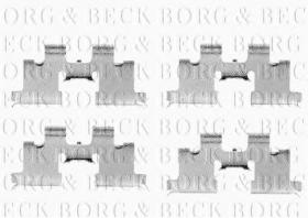 Borg & Beck BBK1111 - Kit de accesorios, pastillas de frenos
