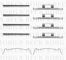 Borg & Beck BBK1115 - Kit de accesorios, pastillas de frenos