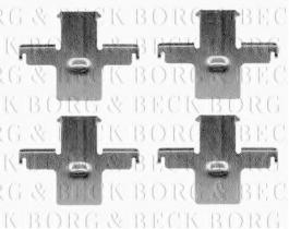 Borg & Beck BBK1116 - Kit de accesorios, pastillas de frenos