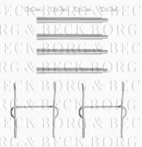 Borg & Beck BBK1120 - Kit de accesorios, pastillas de frenos