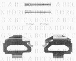 Borg & Beck BBK1125 - Kit de accesorios, pastillas de frenos