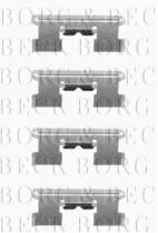Borg & Beck BBK1146 - Kit de accesorios, pastillas de frenos