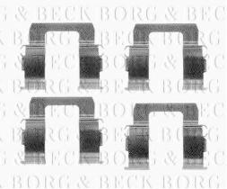 Borg & Beck BBK1147 - Kit de accesorios, pastillas de frenos