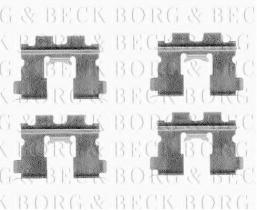 Borg & Beck BBK1149 - Kit de accesorios, pastillas de frenos